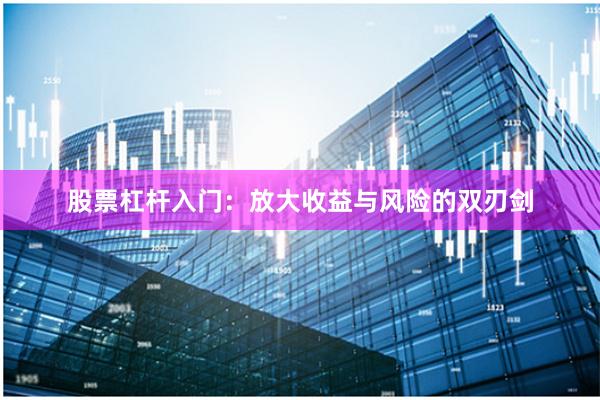 股票杠杆入门：放大收益与风险的双刃剑