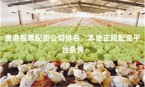 贵港股票配资公司排名，本地正规配资平台查询